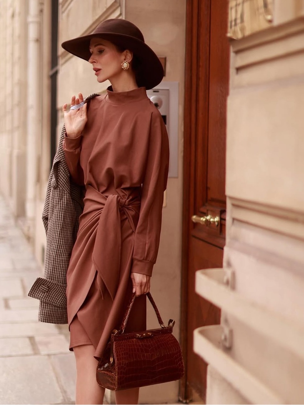 Audrey Leighton Paris Wrap Dress